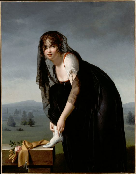 NIssa Villiers, Portrait of Madame Soustras, 1802