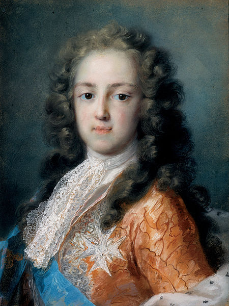 Rosalba Carriera, Louis XV of France, 1720-1721, pastel on paper, 50.5 x 38.5 cm, Alte Meister Galerie, Dresden